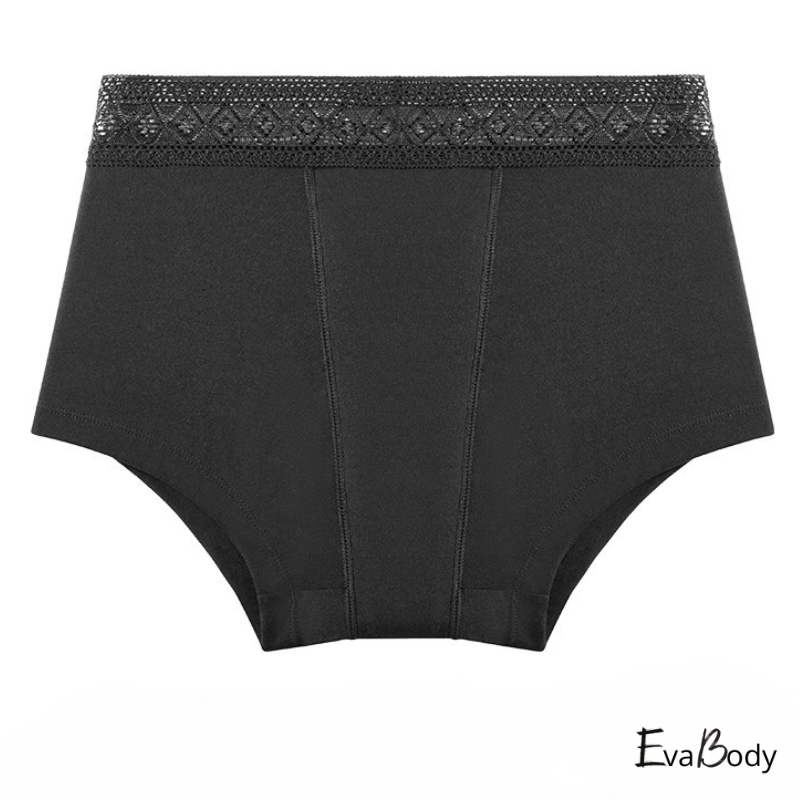 Heavy Flow Classic Lace Design Cotton Boyshort