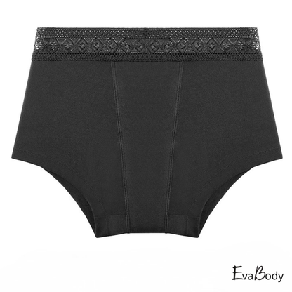 Heavy Flow Classic Lace Design Cotton Boyshort