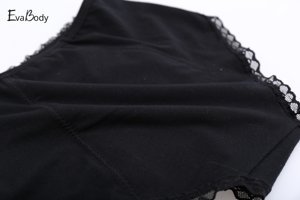 Heavy Flow Cotton Lace Design High Brief