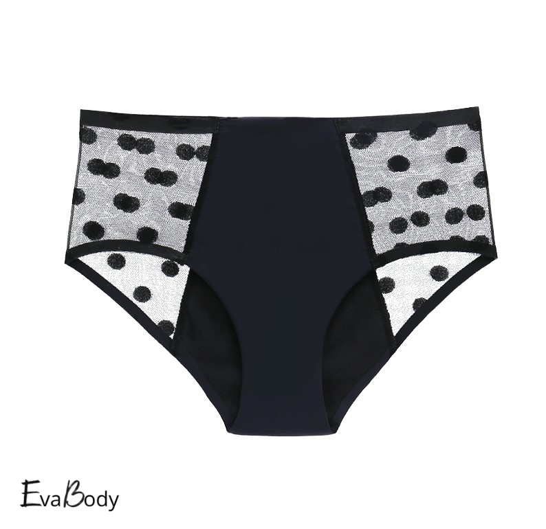 Moderate Flow Polka Mesh Bikini