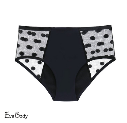 Moderate Flow Polka Mesh Bikini